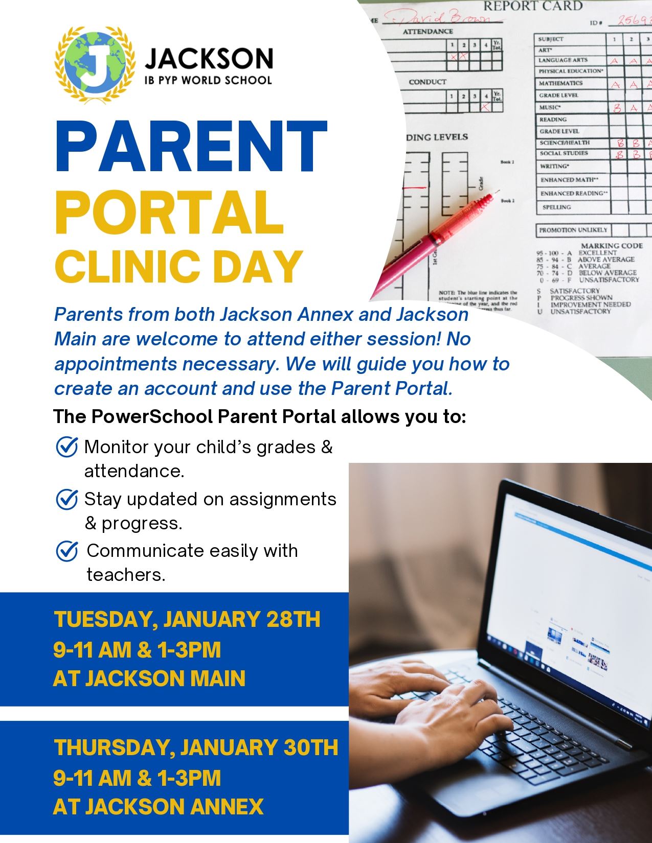 PowerSchool Parent Portal Clinic Days